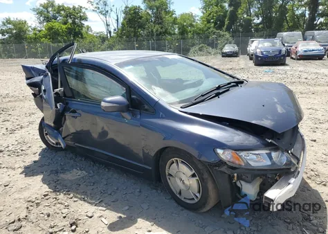 2010 Honda Civic Hybrid из США, поврежденный, VIN JHMFA3F21AS002314